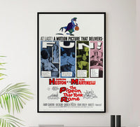 The Pigeon That Took Rome 1962 - Charlton Heston - Vintage Classic Movie Poster