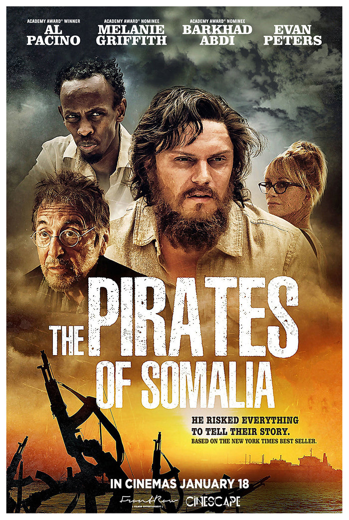 The Pirates of Somalia 2017 - Al Pacino - Lebanon - Classic Movie Poster
