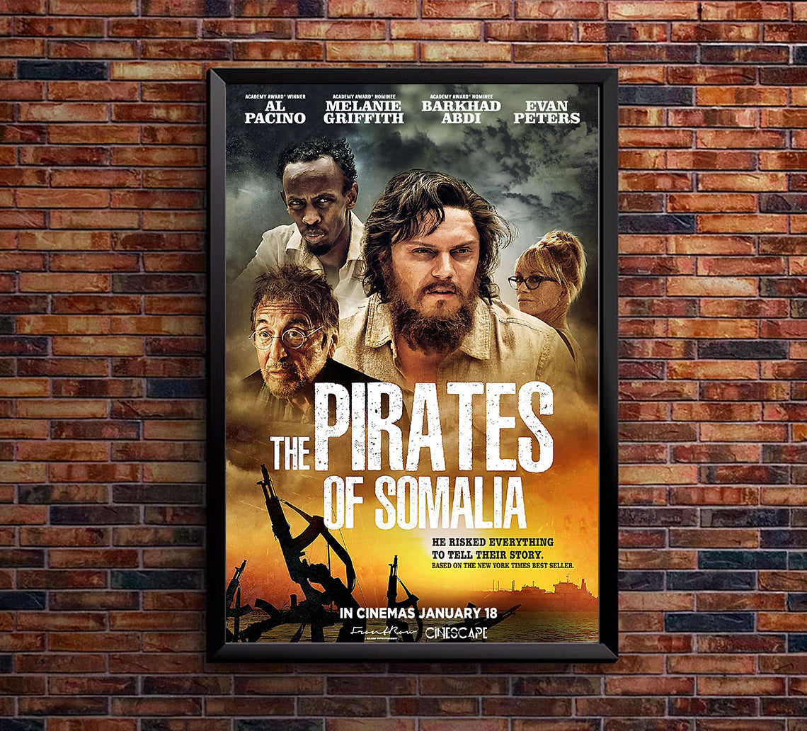 The Pirates of Somalia 2017 - Al Pacino - Lebanon - Classic Movie Poster