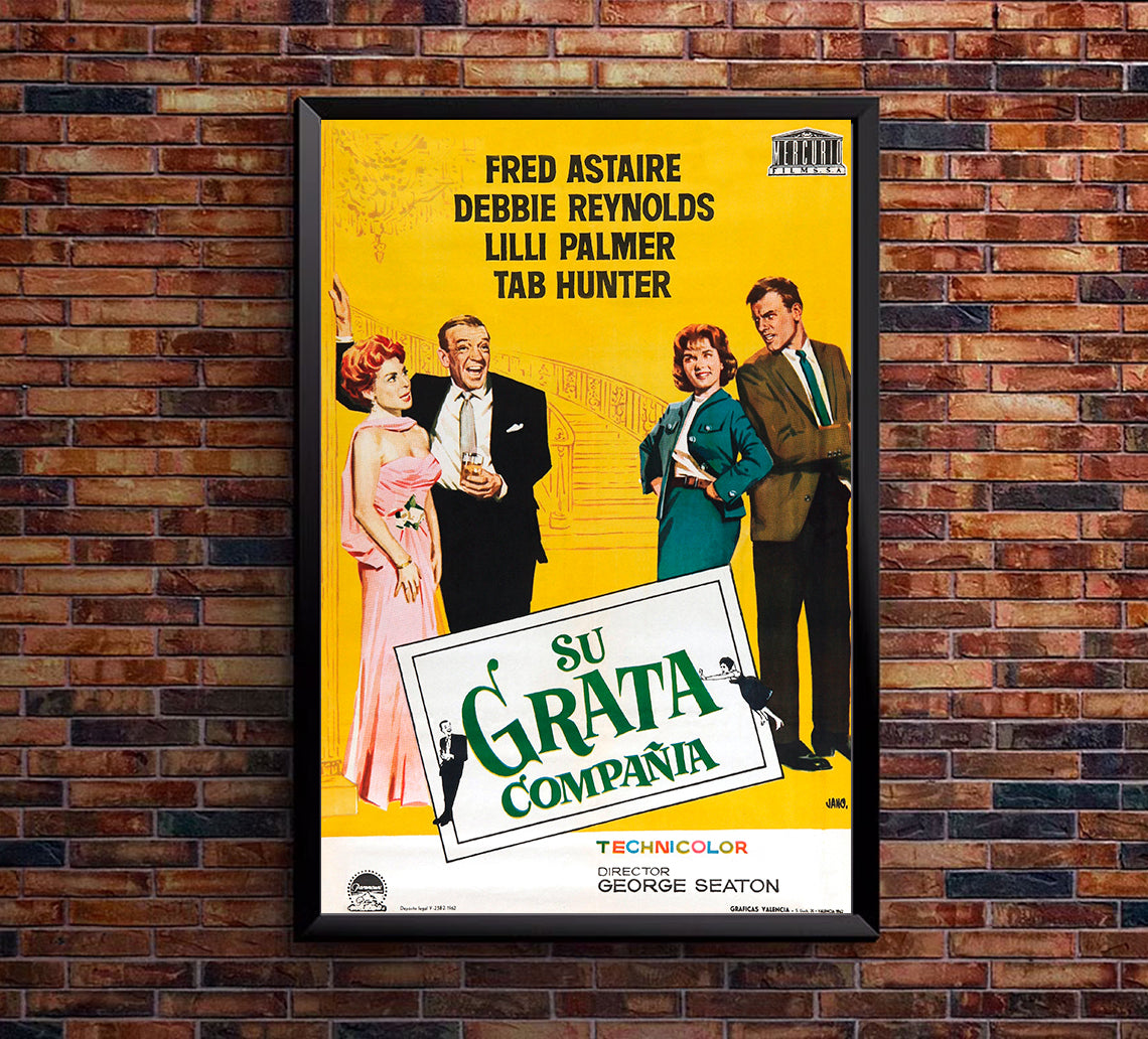 The Pleasure of His Company 1961 - Spain - Classic Movie Poster