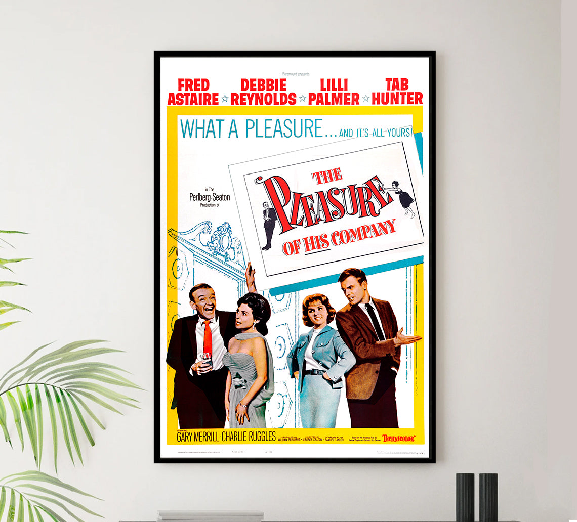 The Pleasure of His Company 1961 - Fred Astaire - US - Classic Movie Poster