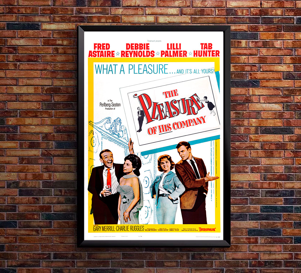 The Pleasure of His Company 1961 - Fred Astaire - US - Classic Movie Poster