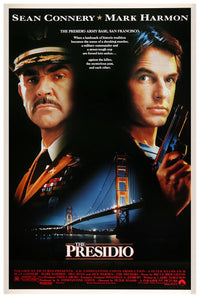 The Presidio 1988 - Sean Connery - Vintage Classic Movie Poster