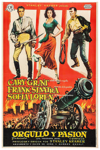 The Pride and the Passion 1957 - Cary Grant - Spain - Classic Movie Poster
