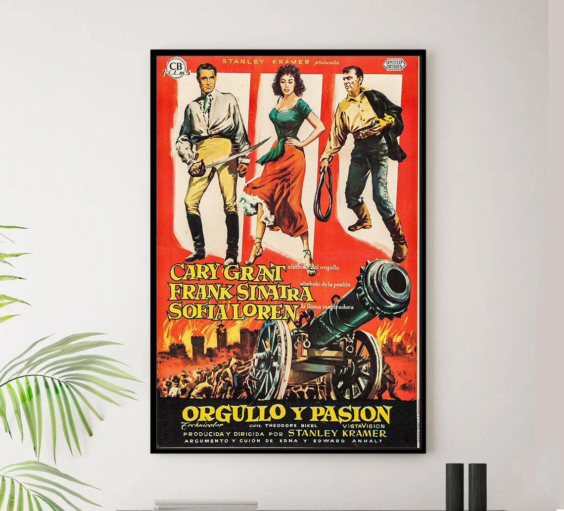 The Pride and the Passion 1957 - Cary Grant - Spain - Classic Movie Poster