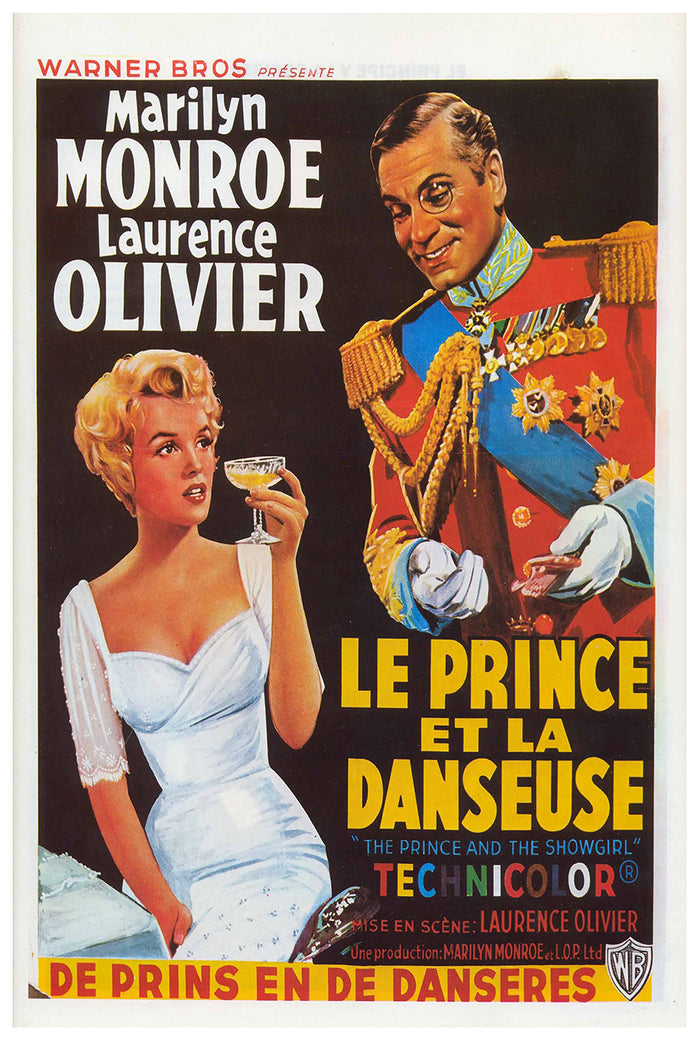 The Prince and the Showgirl 1957 - Laurence Olivier - Belgium - Classic Movie Poster