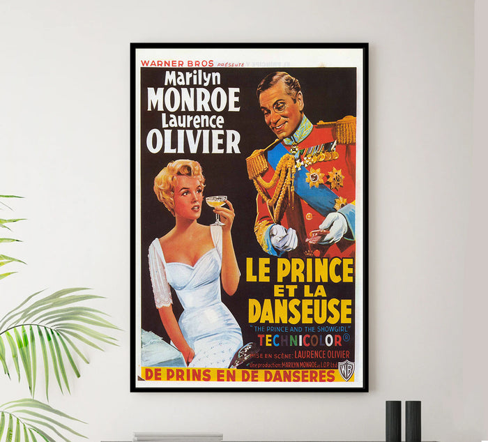 The Prince and the Showgirl 1957 - Laurence Olivier - Belgium - Classic Movie Poster
