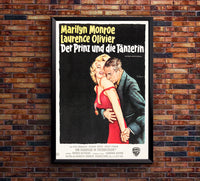 The Prince and the Showgirl 1957 - Laurence Olivier - Germany - Classic Movie Poster