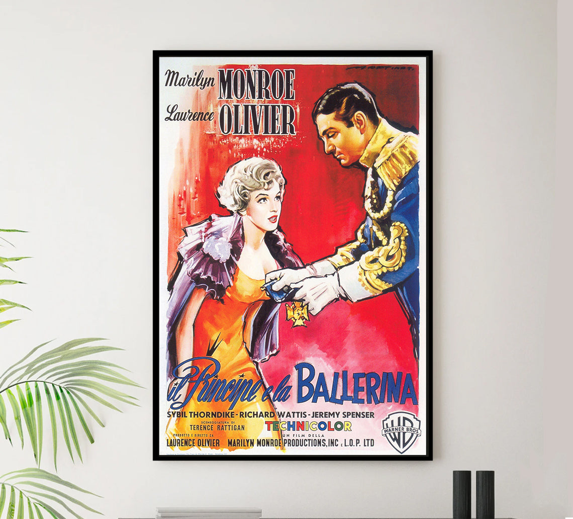 The Prince and the Showgirl 1957 - Laurence Olivier - Italy 2 - Classic Movie Poster
