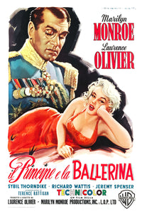 The Prince and the Showgirl 1957 - Laurence Olivier - Italy - Classic Movie Poster