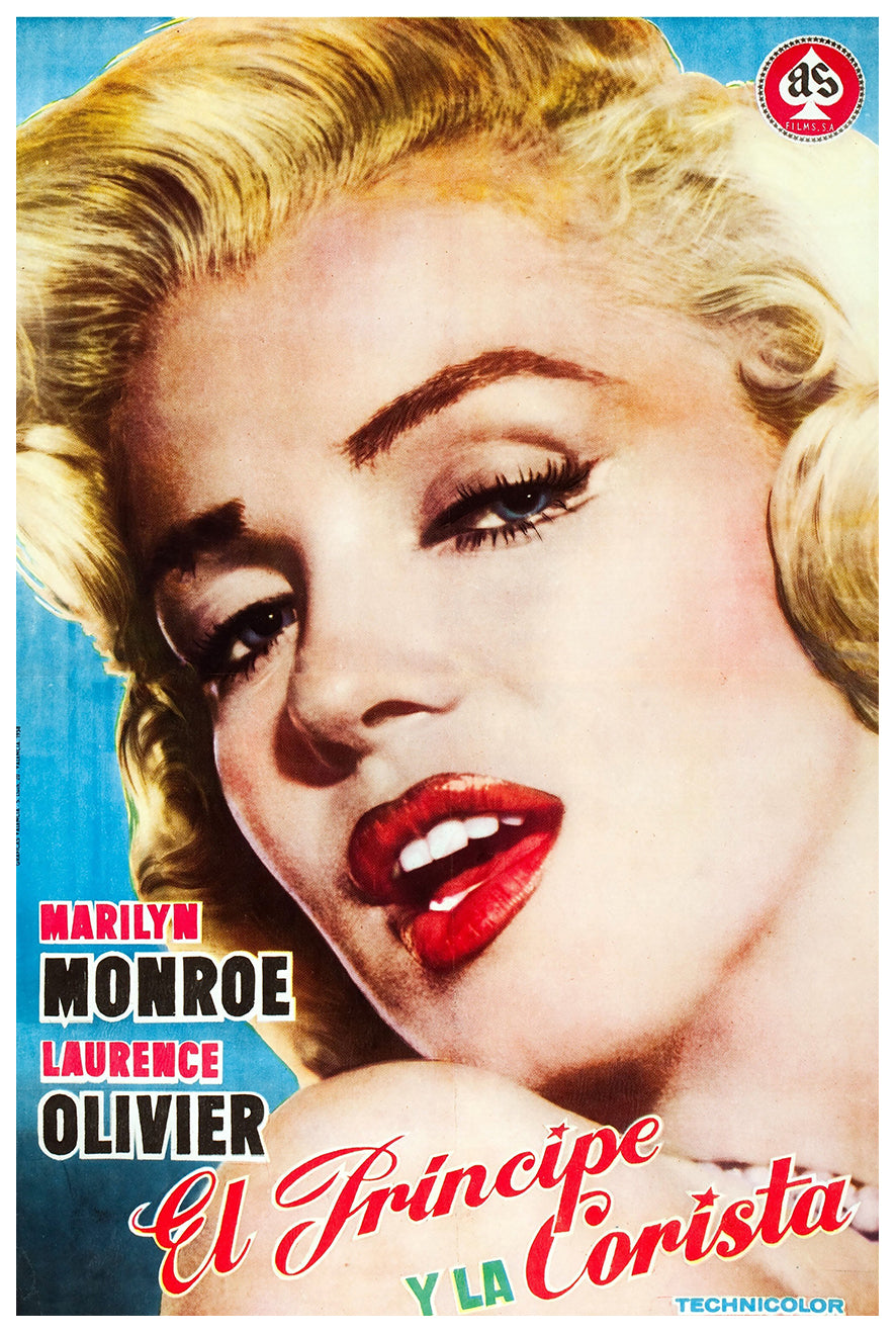 The Prince and the Showgirl 1957 - Laurence Olivier - Spain 3 - Classic Movie Poster