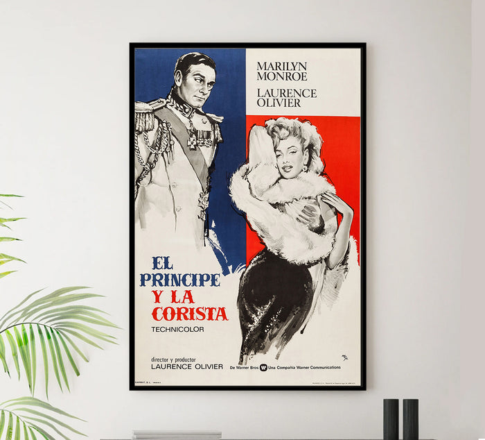 The Prince and the Showgirl 1957 - Laurence Olivier - Spain - Classic Movie Poster
