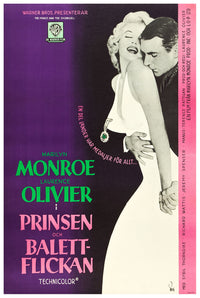 The Prince and the Showgirl 1957 - Laurence Olivier - Sweden - Classic Movie Poster