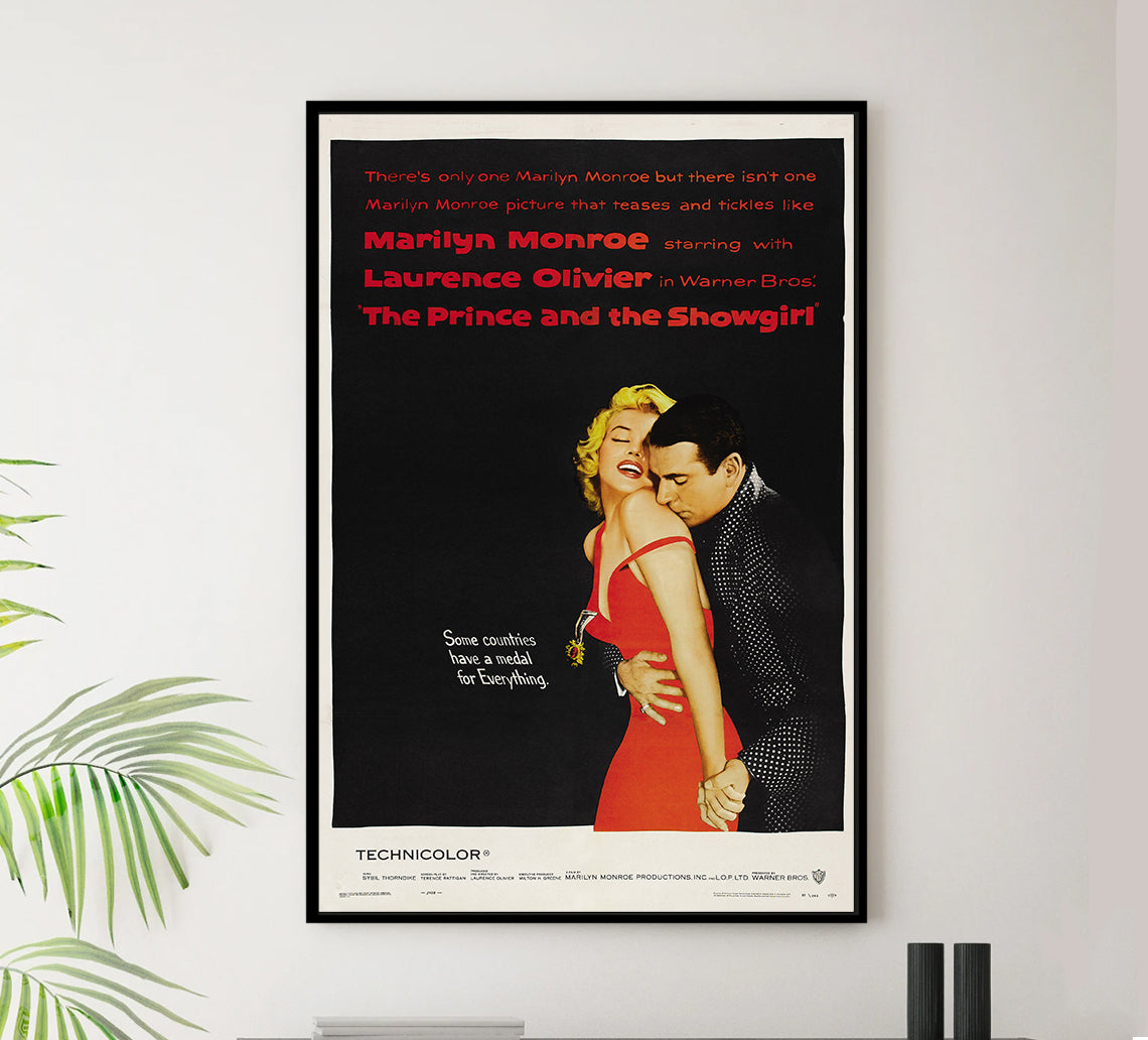 The Prince and the Showgirl 1957 - Laurence Olivier - US - Classic Movie Poster