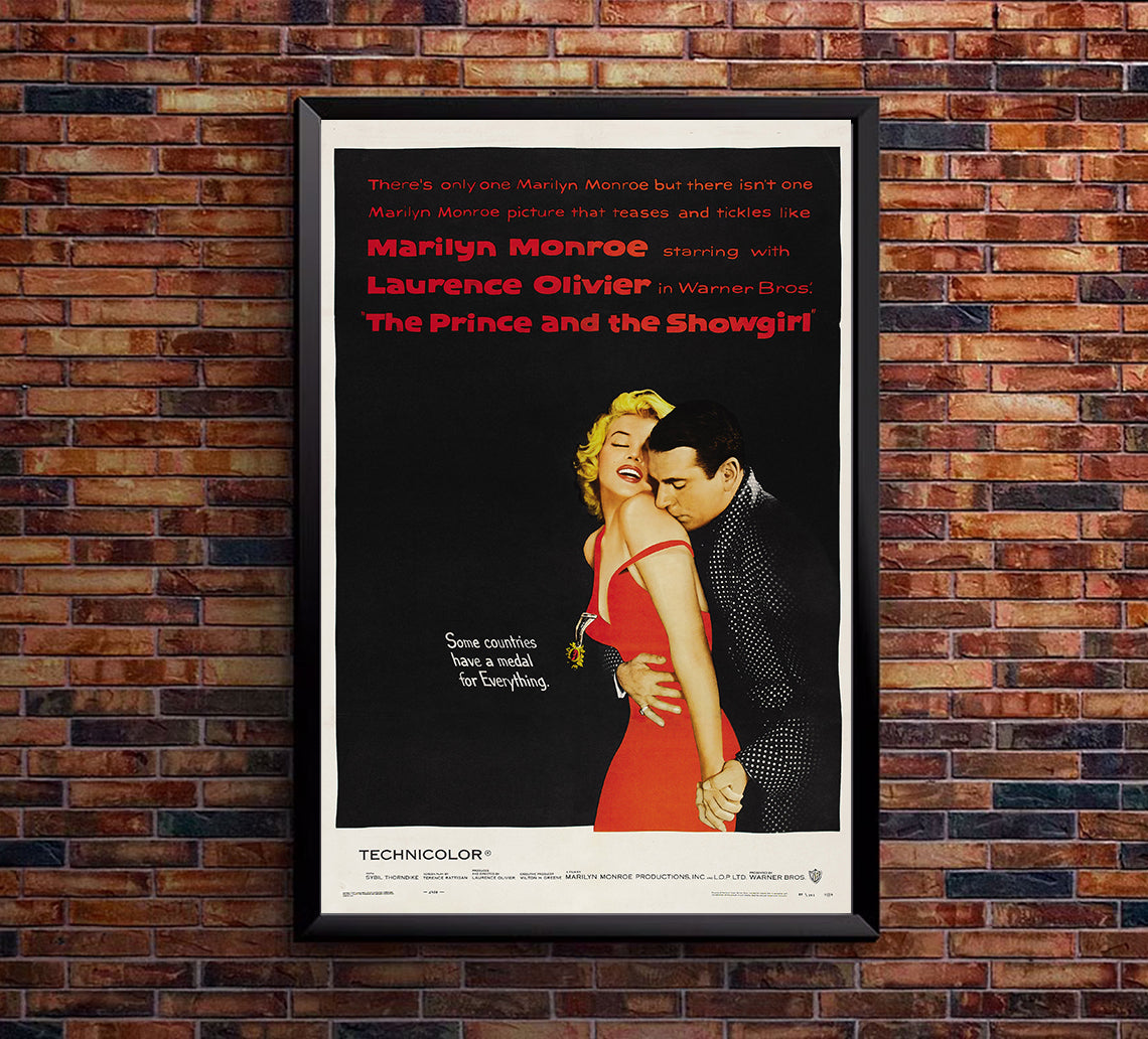 The Prince and the Showgirl 1957 - Laurence Olivier - US - Classic Movie Poster