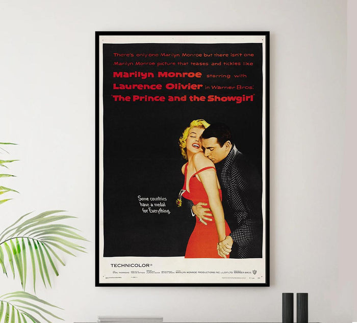 The Prince and the Showgirl 1957 - Vintage Classic Movie Poster