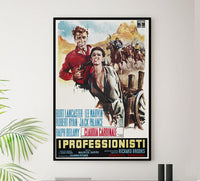 The Professionals 1966 - Burt Lancaster - Italy - Classic Movie Poster