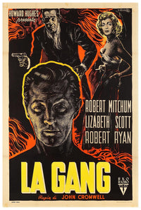 The Racket 1951 - Italian - Robert Mitchum - Vintage Classic Movie Poster