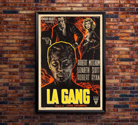 The Racket 1951 - Italian - Robert Mitchum - Vintage Classic Movie Poster