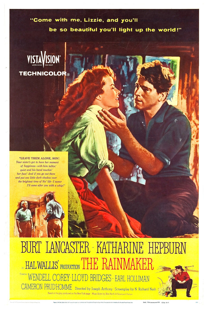 The Rainmaker 1956 - Burt Lancaster - US - Classic Movie Poster