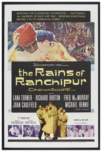 The Rains of Ranchipur 1955 - Richard Burton - US - Classic Movie Poster
