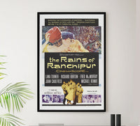 The Rains of Ranchipur 1955 - Richard Burton - US - Classic Movie Poster