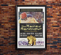 The Rains of Ranchipur 1955 - Richard Burton - US - Classic Movie Poster