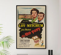 The Red Pony 1949 - Robert Mitchum - Vintage Classic Movie Poster