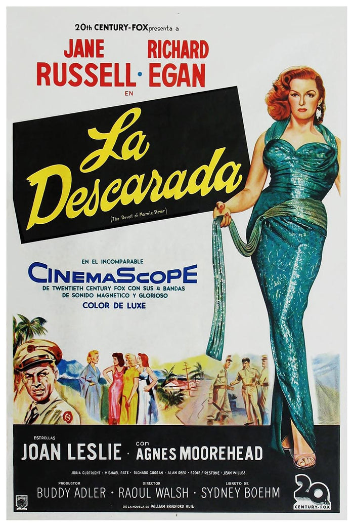 The Revolt of Mamie Stover 1956 - Spanish - Vintage Classic Movie Poster