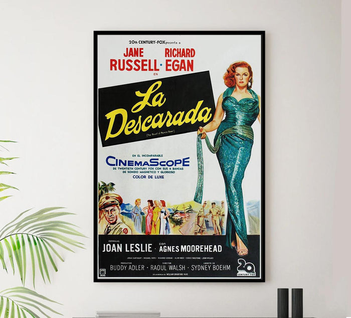 The Revolt of Mamie Stover 1956 - Spanish - Vintage Classic Movie Poster