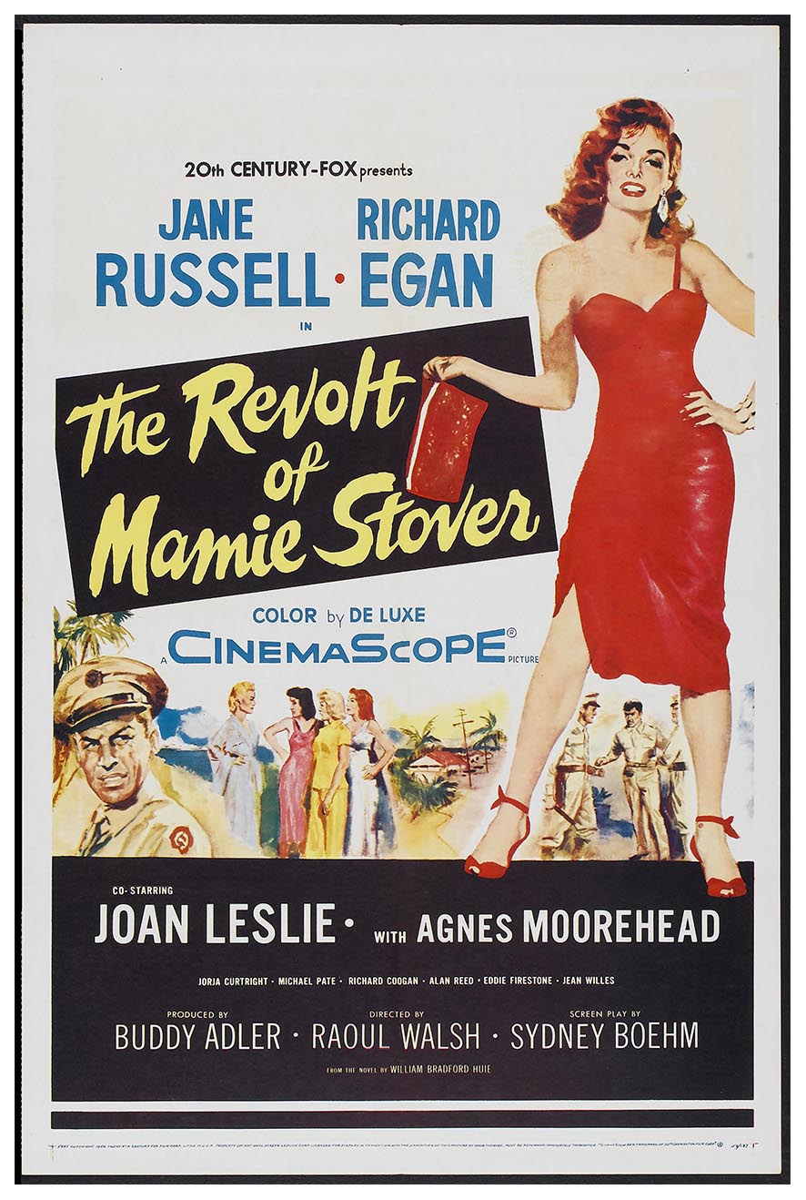 The Revolt of Mamie Stover 1956 - Vintage Classic Movie Poster