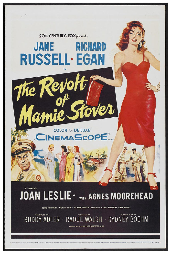 The Revolt of Mamie Stover 1956 - Vintage Classic Movie Poster