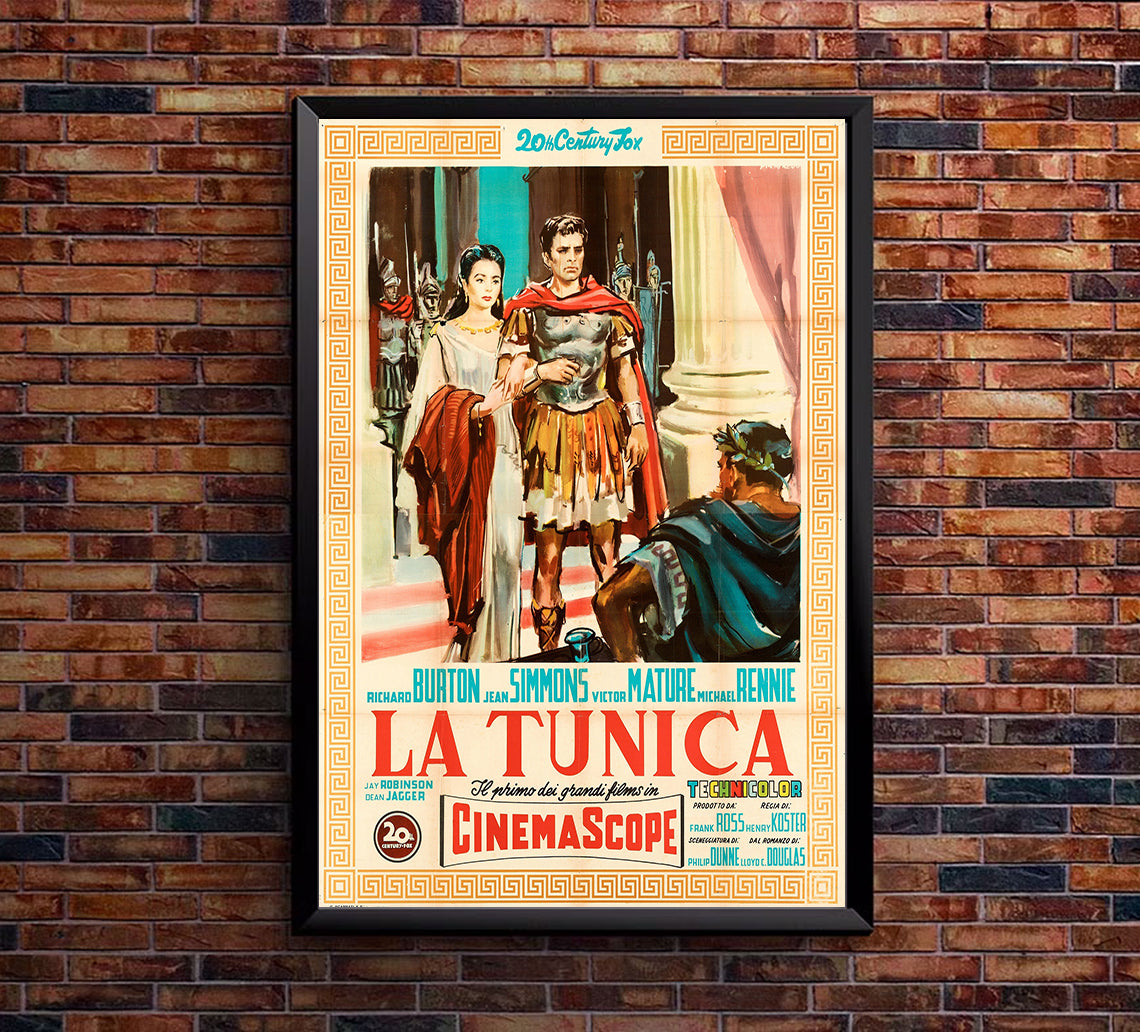 The Robe 1953 - Richard Burton - Italy 2 - Classic Movie Poster