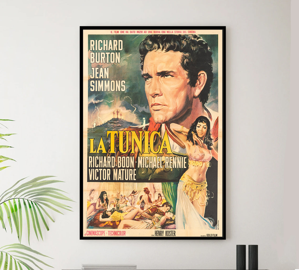 The Robe 1953 - Richard Burton - Italy - Classic Movie Poster
