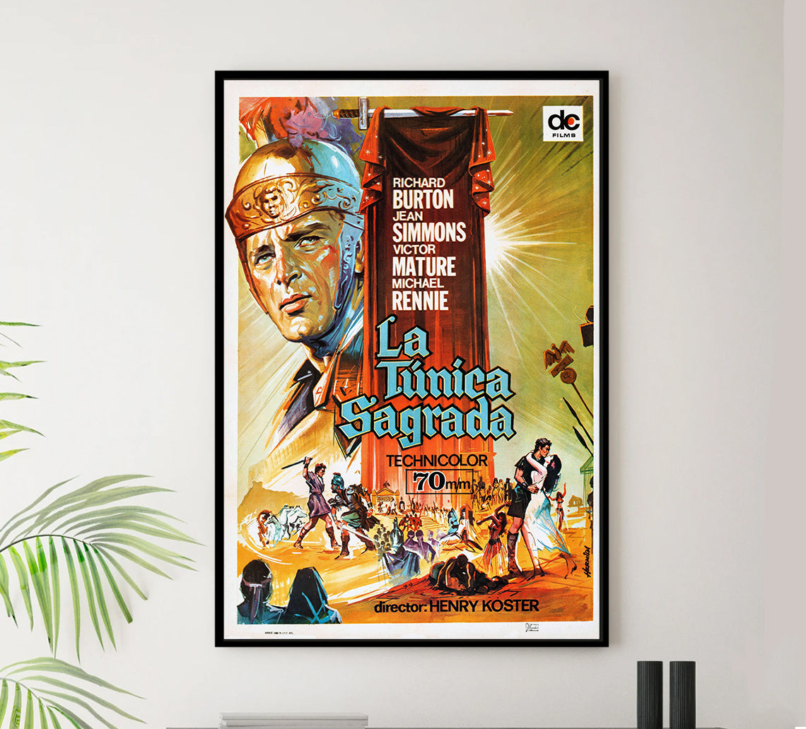 The Robe 1953 - Richard Burton - Spain - Classic Movie Poster