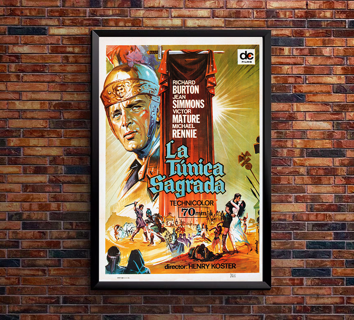 The Robe 1953 - Richard Burton - Spain - Classic Movie Poster