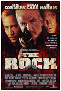 The Rock - 1996 - Sean Connery - Vintage Classic Movie Poster