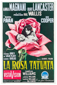 The Rose Tattoo 1955 - Burt Lancaster - Italy - Classic Movie Poster