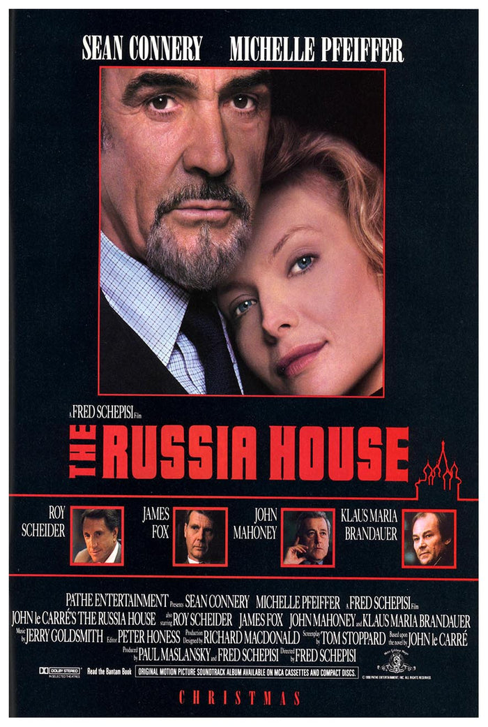 The Russia House 1990 - Sean Connery - Vintage Classic Movie Poster