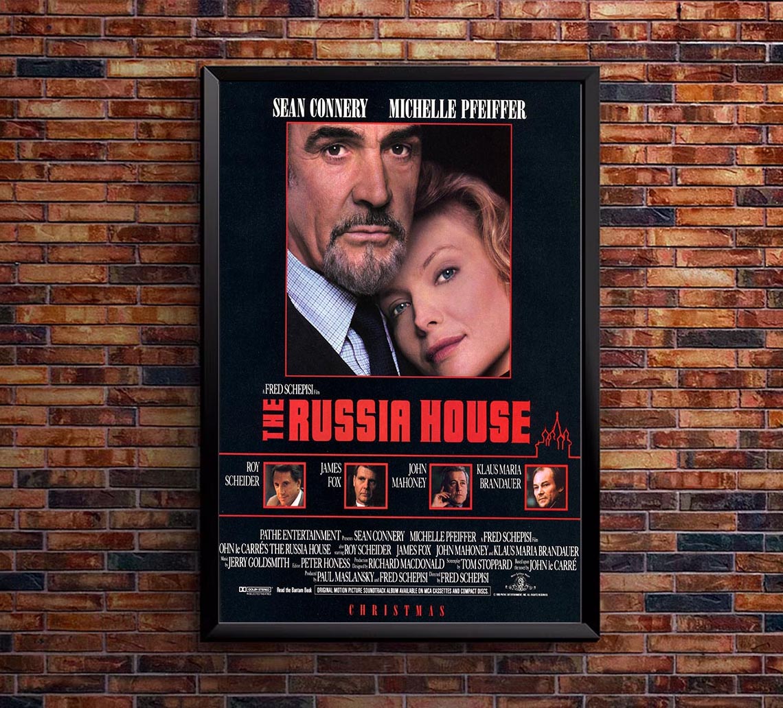 The Russia House 1990 - Sean Connery - Vintage Classic Movie Poster