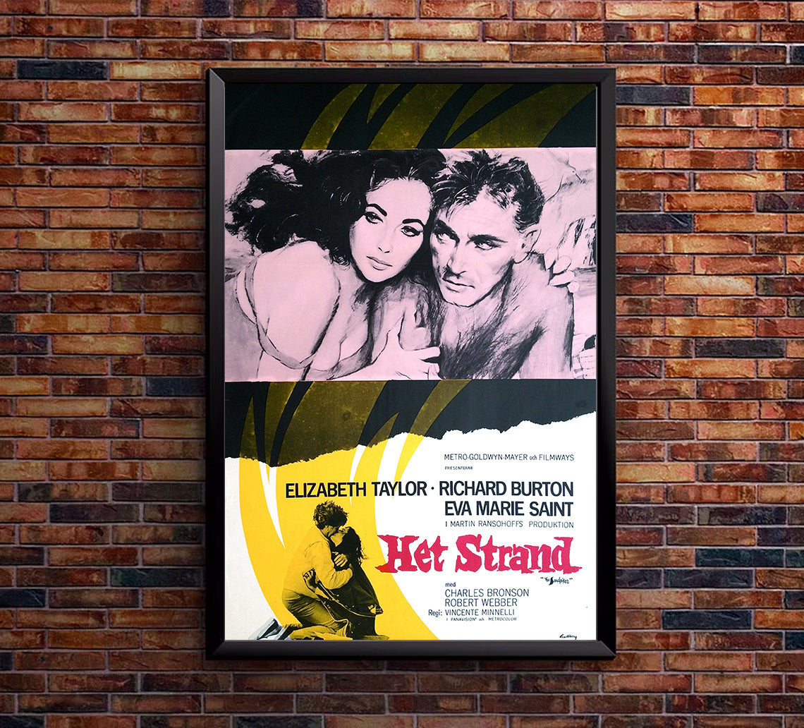 The Sandpiper 1965 - Elizabeth Taylor - Sweden - Classic Movie Poster