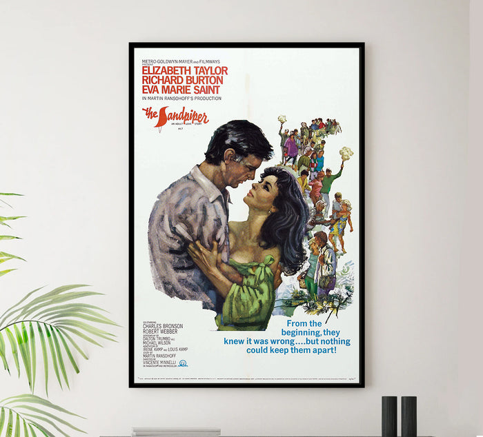 The Sandpiper 1965 - Elizabeth Taylor - US - Classic Movie Poster
