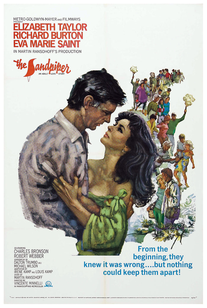 The Sandpiper 1965 - Richard Burton - US - Classic Movie Poster