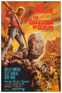 The Scalphunters 1968 - Burt Lancaster - France - Classic Movie Poster