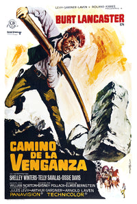 The Scalphunters 1968 - Burt Lancaster - Spain - Classic Movie Poster