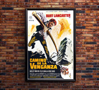The Scalphunters 1968 - Burt Lancaster - Spain - Classic Movie Poster