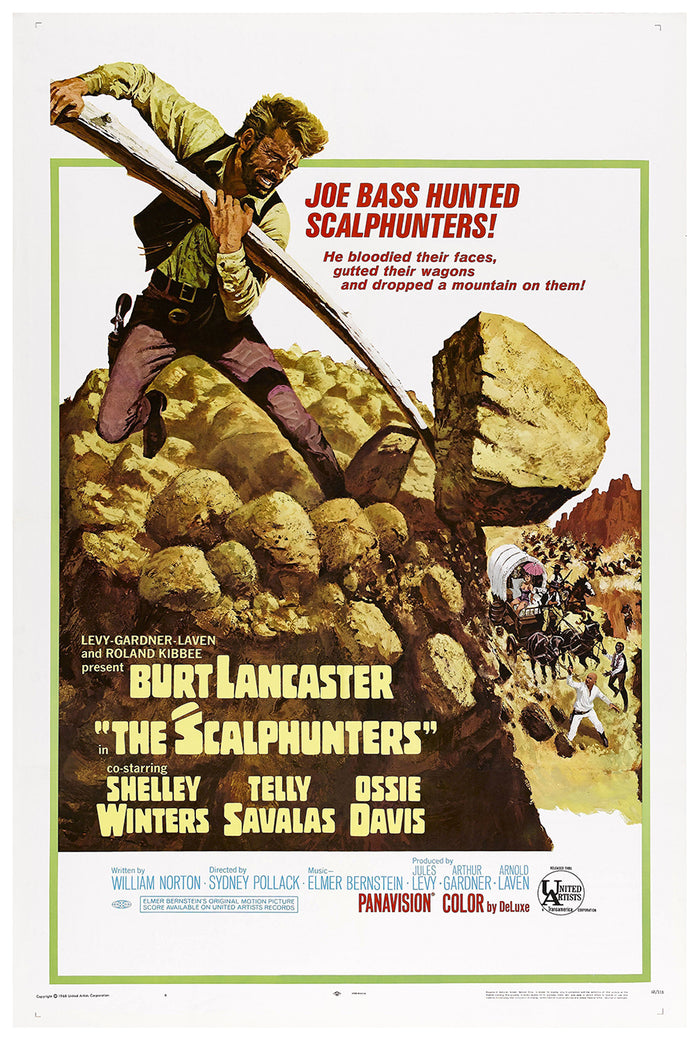 The Scalphunters 1968 - Burt Lancaster - US (2) - Classic Movie Poster
