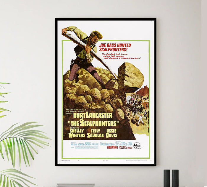 The Scalphunters 1968 - Burt Lancaster - US (2) - Classic Movie Poster