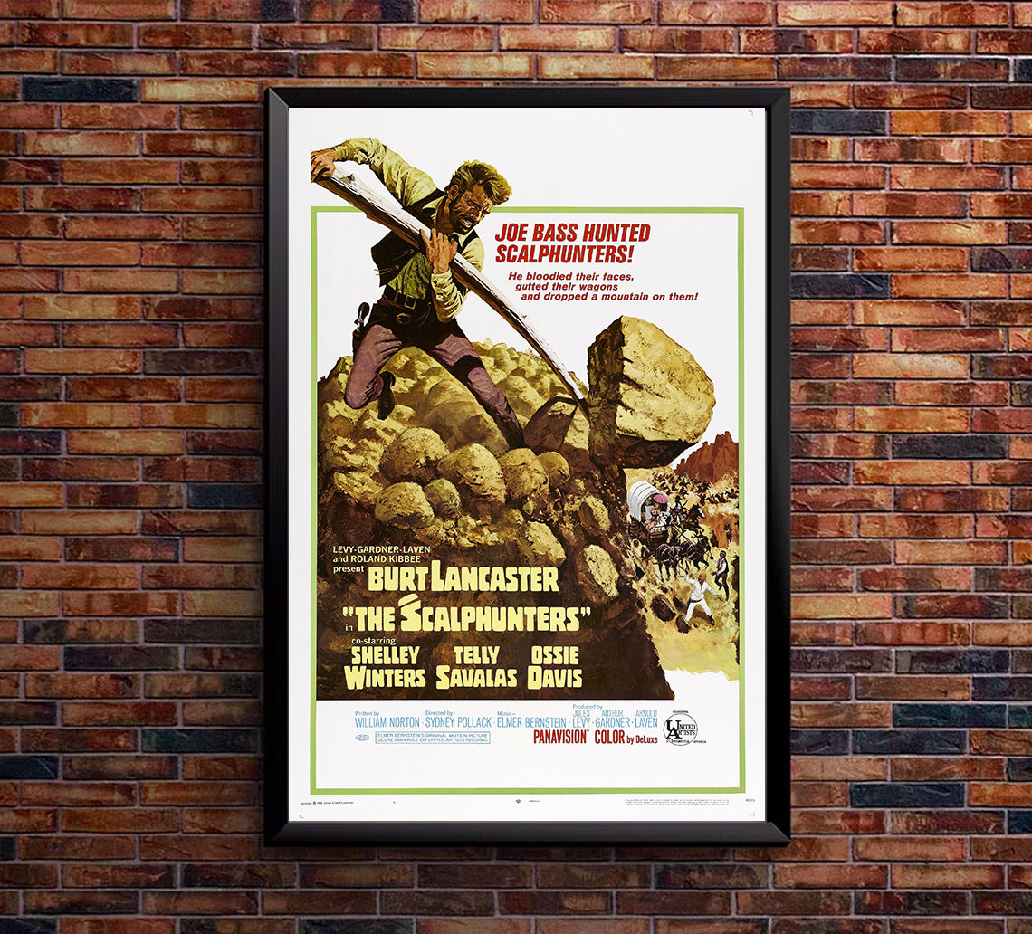 The Scalphunters 1968 - Burt Lancaster - US (2) - Classic Movie Poster