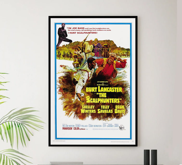 The Scalphunters 1968 - Burt Lancaster - US - Classic Movie Poster